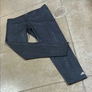 Adidas Black Performance Leggings Streamlined Fit